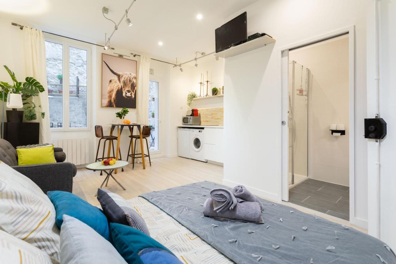 Jardin Secret Studio Terrasse Panier Vieux-Port Марсилия Екстериор снимка